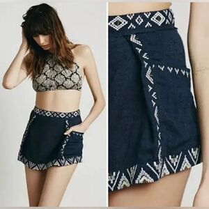 Free People Tribal Print Skort 4